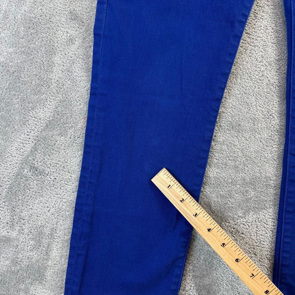 Lauren Ralph Lauren Jeans Womens 6P Blue Zipper Pocket Stretch Denim Ankle Pants - Picture 5 of 14
